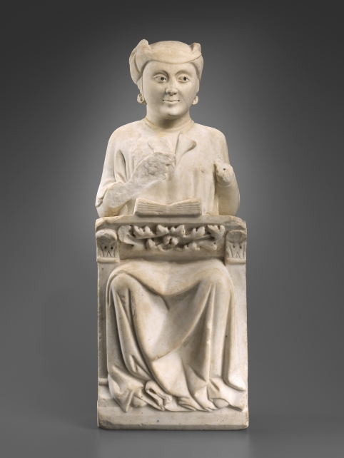 Elément de sculpture funéraire :  Docteur enseignant